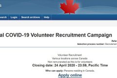 天辰内部主管加拿大卫生部招募志愿者 24日截止